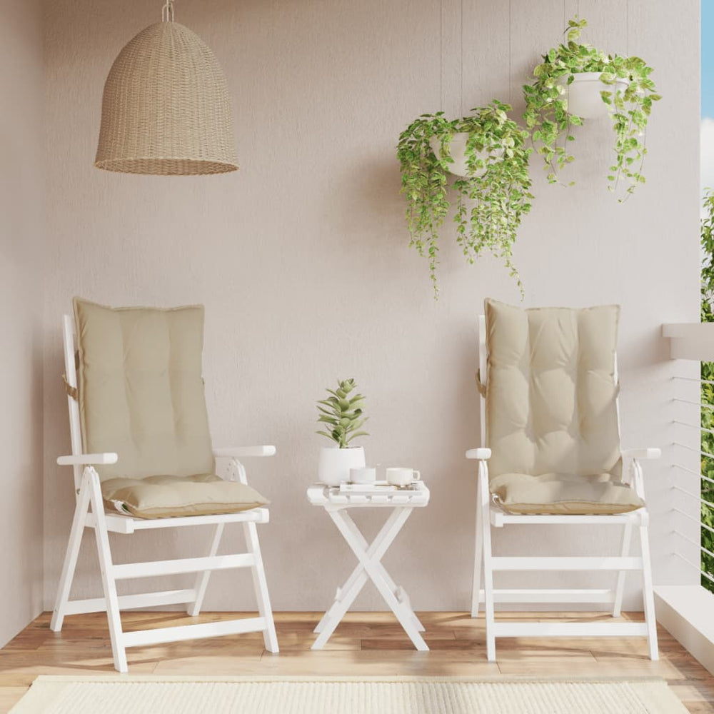 Hochlehner Auflagen 2er-Set Beige