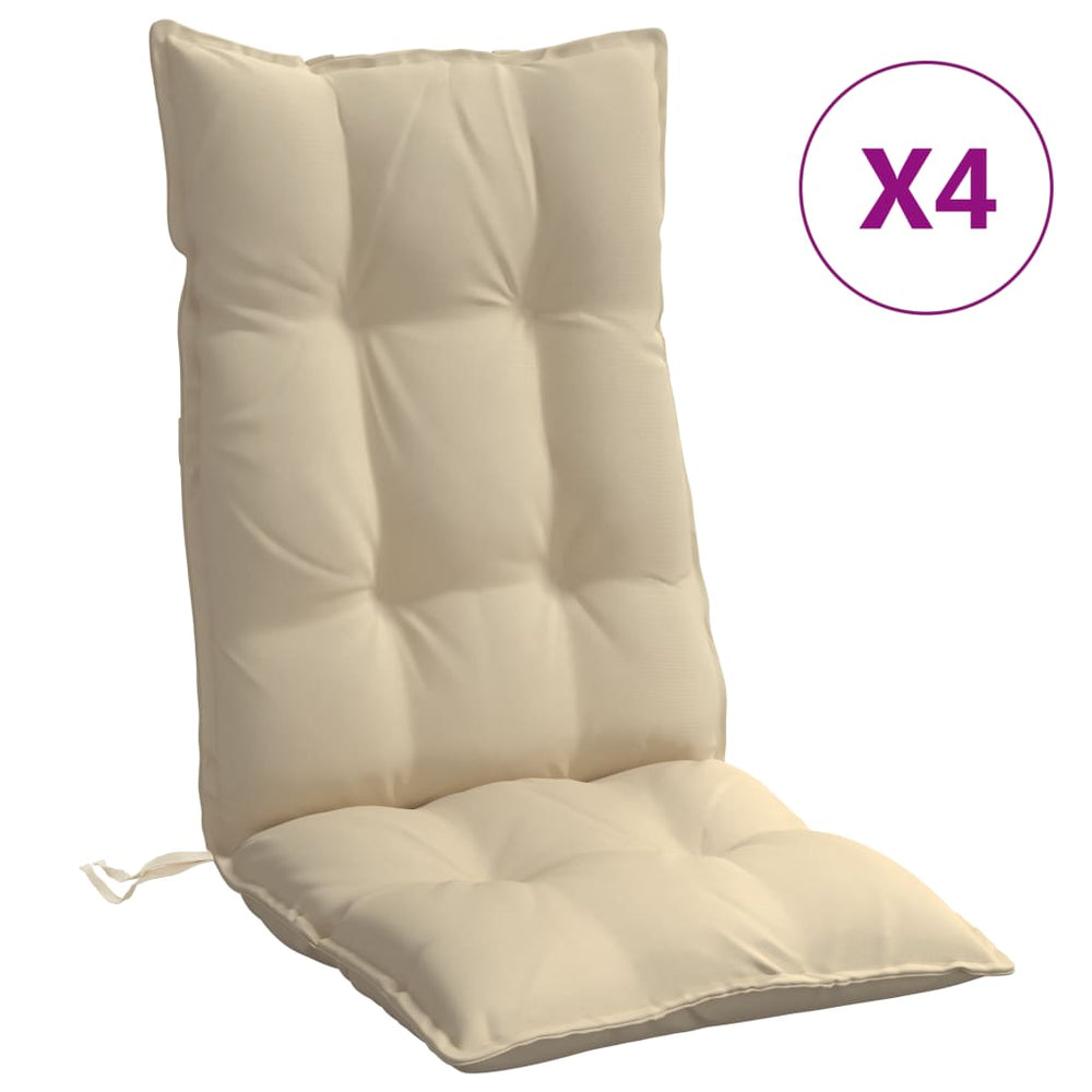 Hochlehner Auflagen 4er Set Beige