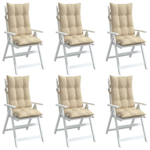 Hochlehner Auflagen 6er-Set Beige Oxford