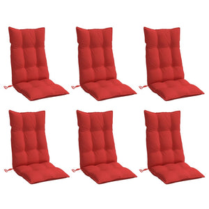 Hochlehner Auflagen 6er Set Rot Oxford