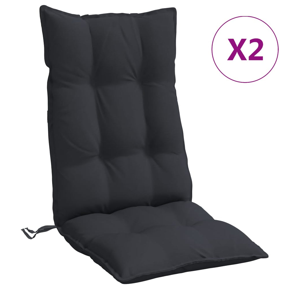 Hochlehner Auflagen 2er Set Schwarz