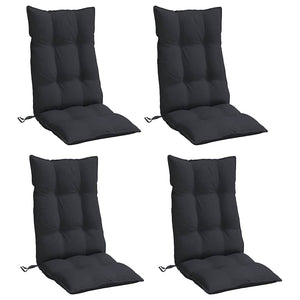 Hochlehner Auflagen 4er Set Schwarz