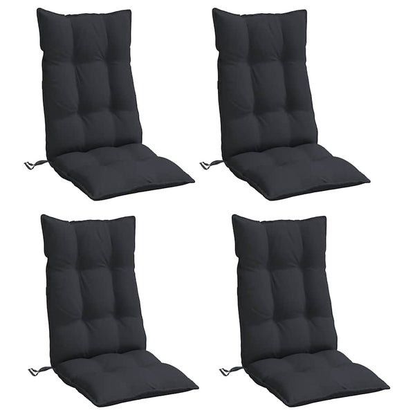 Hochlehner Auflagen 4er Set Schwarz