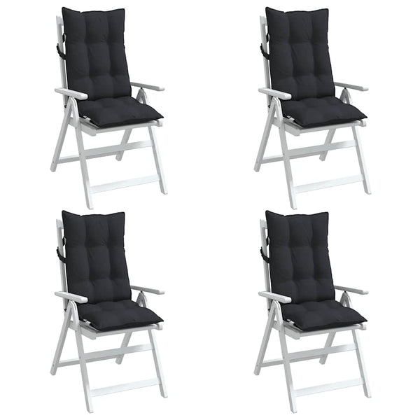 Hochlehner Auflagen 4er Set Schwarz