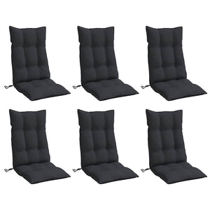 Hochlehner Auflagen 6er Set Schwarz