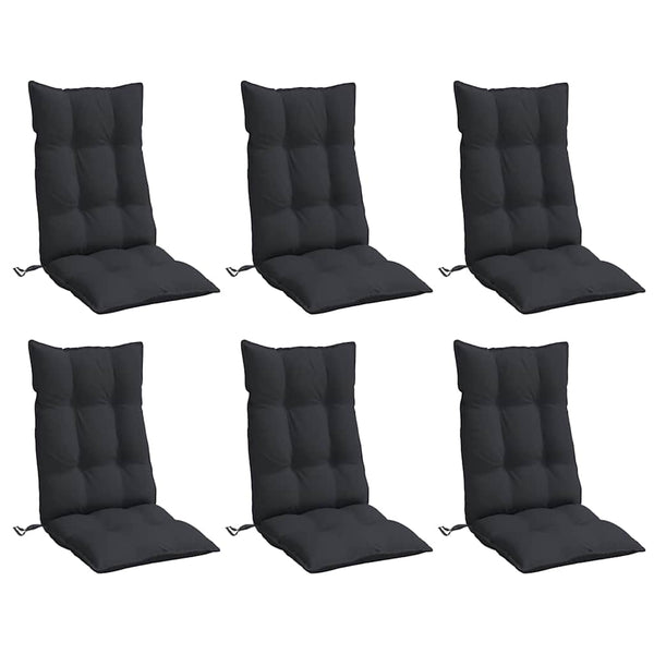 Hochlehner Auflagen 6er Set Schwarz