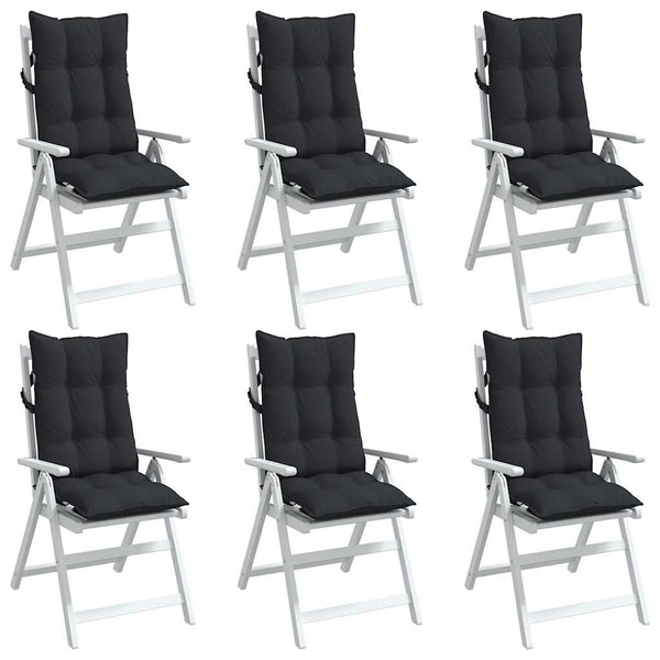 Hochlehner Auflagen 6er Set Schwarz