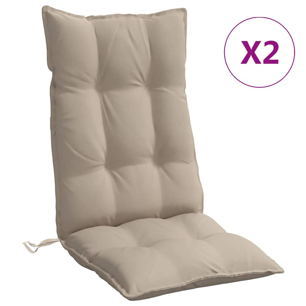 Hochlehner Auflagen 2er Set Taupe