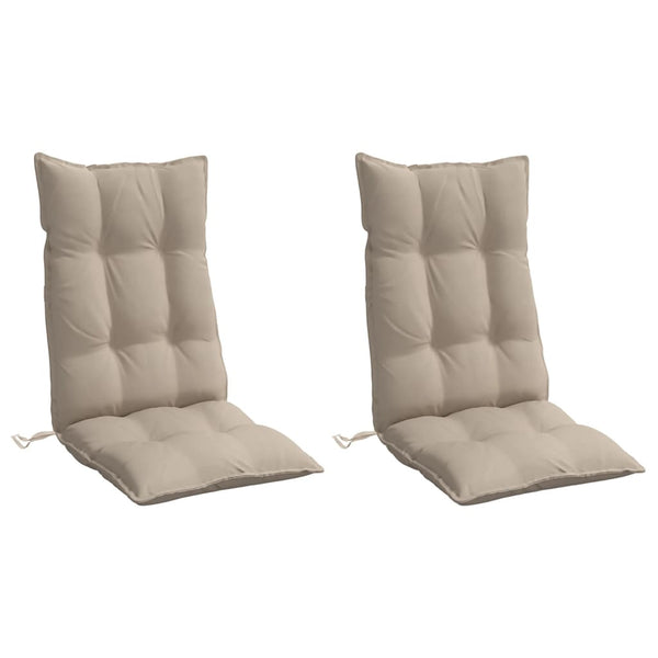 Hochlehner Auflagen 2er Set Taupe
