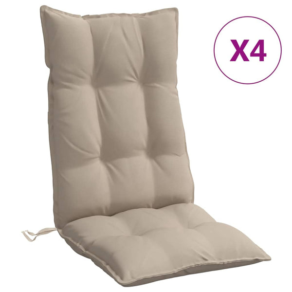 Hochlehner Auflagen 4er Set Taupe