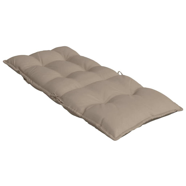 6er Set Hochlehner Auflagen Taupe