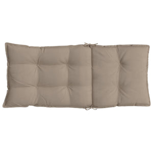 6er Set Hochlehner Auflagen Taupe