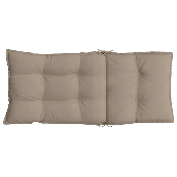 6er Set Hochlehner Auflagen Taupe