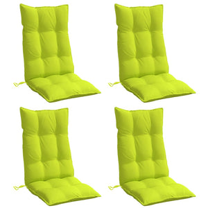Hochlehner Auflagen 4er-Set Knallgrün