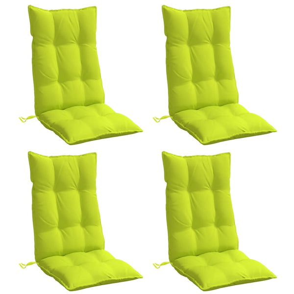 Hochlehner Auflagen 4er-Set Knallgrün