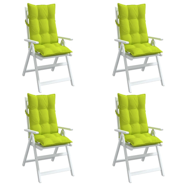 Hochlehner Auflagen 4er-Set Knallgrün