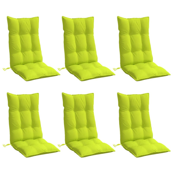 Hochlehner Auflagen 6er-Set Knallgrün