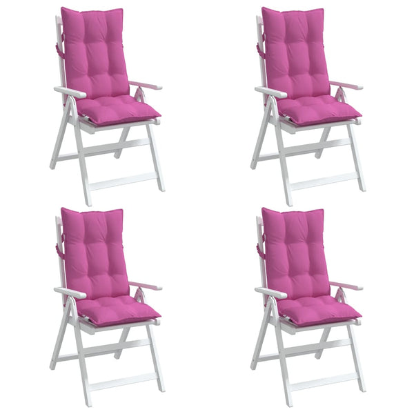 Hochlehner Auflagen 4er Set Rosa