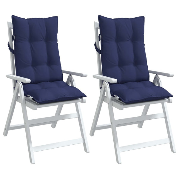Hochlehner Auflagen 2er-Set Marineblau