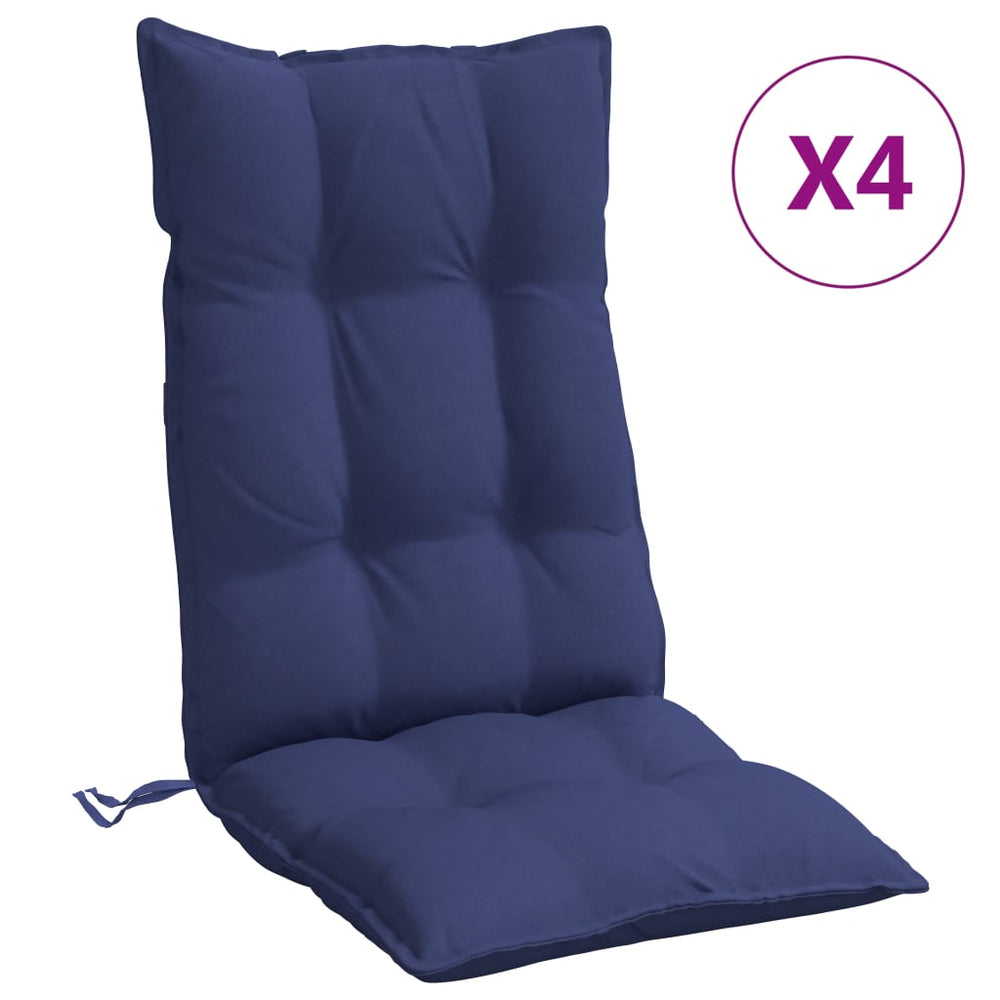 Hochlehner Auflagen Marineblau 4er-Set
