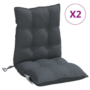 Niedriglehner Auflagen 2er Set Anthrazit