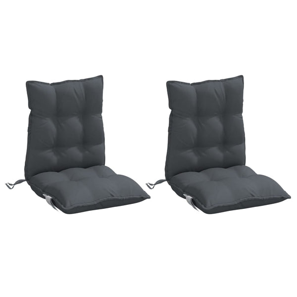 Niedriglehner Auflagen 2er Set Anthrazit