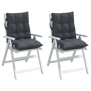 Niedriglehner Auflagen 2er Set Anthrazit