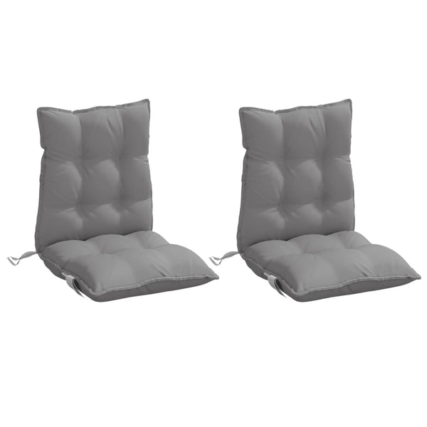 Niedriglehner Auflagen 2er Set Grau