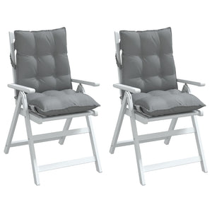 Niedriglehner Auflagen 2er Set Grau