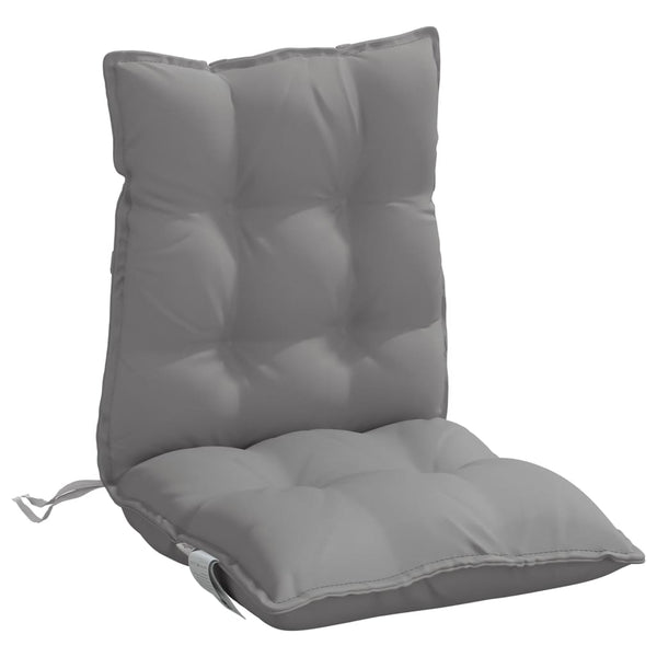 Niedriglehner Auflagen 4er Set Grau