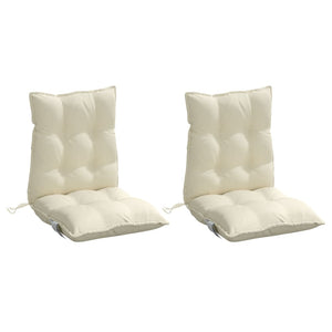 Niedriglehner Auflagen 2er-Set Creme Oxford