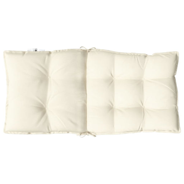 Niedriglehner Auflagen 6er Set Creme Oxford