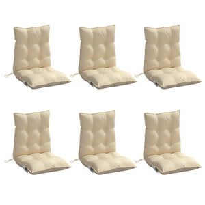 Niedriglehner Auflagen 6er Set Beige Oxford