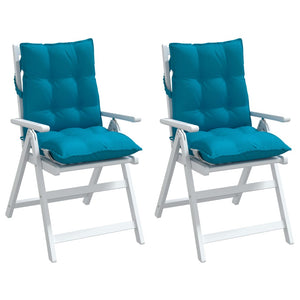 Niedriglehner Auflagen 2er Set Hellblau