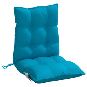 Niedriglehner Auflagen 4er Set Hellblau