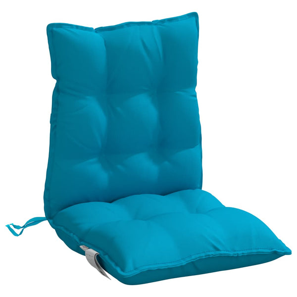 Niedriglehner Auflagen 4er Set Hellblau
