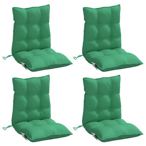 Niedriglehner Auflagen 4er Set Grün