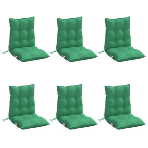 Niedriglehner Auflagen 6er Set Grün