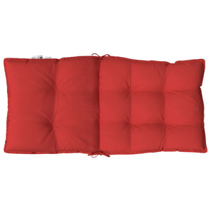 Niedriglehner Auflagen 6er Set Rot