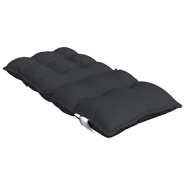 Niedriglehner Auflagen 2er-Set Schwarz