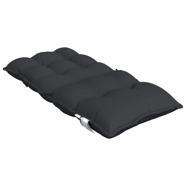 Niedriglehner Auflagen 4er-Set Schwarz Oxford
