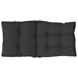 Niedriglehner Auflagen 4er-Set Schwarz Oxford