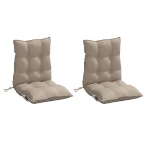 Niedriglehner Auflagen 2er-Set Taupe