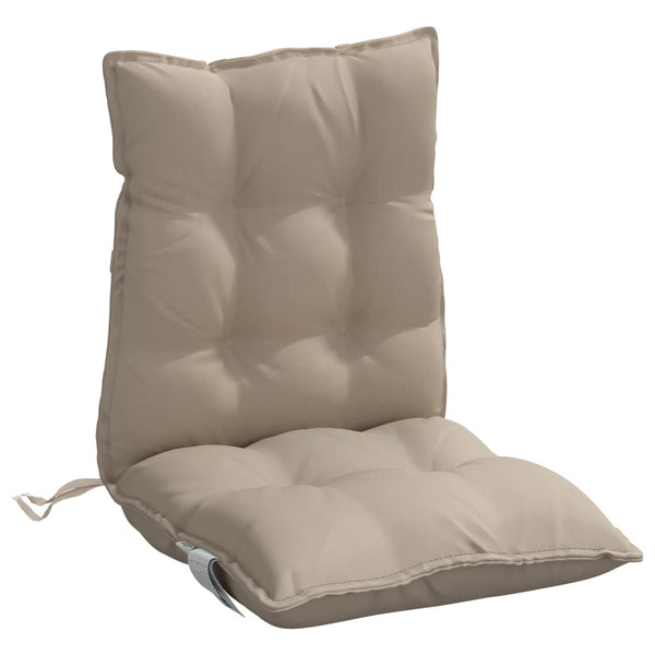 Niedriglehner Auflagen 4er Set Taupe