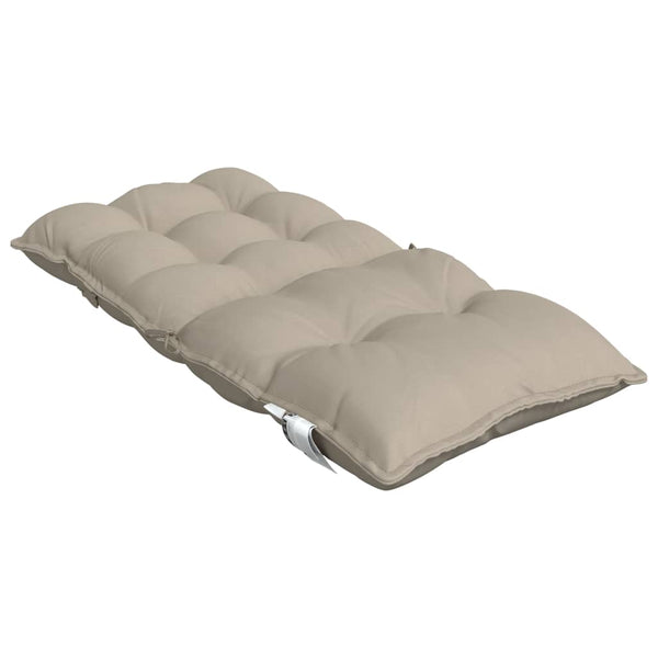 Niedriglehner Auflagen 4er Set Taupe