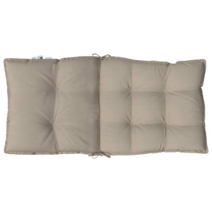 Niedriglehner Auflagen 4er Set Taupe