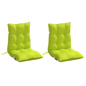 Niedriglehner Auflagen 2er-Set Knallgrün