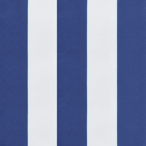 Niedriglehner Auflagen Blau Weiß Gestreift 2er Set