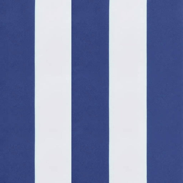 Niedriglehner Auflagen 6er Set Blau Weiß Gestreift