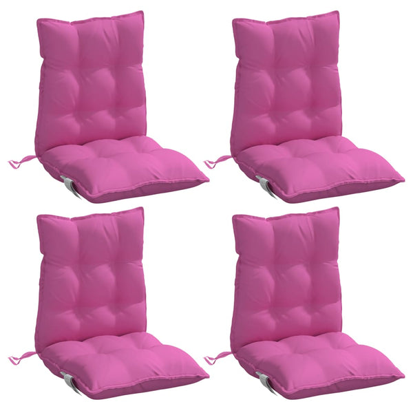 Niedriglehner Auflagen 4er Set Rosa Oxford